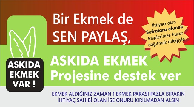 AKSARAY'DA ODALAR BİRLİĞİNDEN ASKIDA EKMEK KAMPANYASI İÇİN DAVET