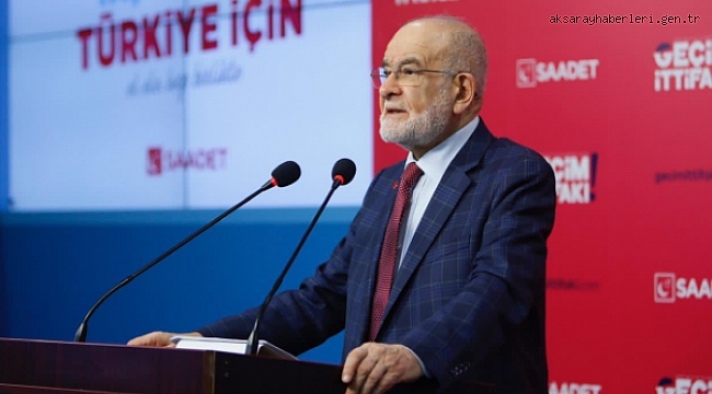 Karamollaoğlu: "Yiğit muhtaç olmuş kuru soğana"