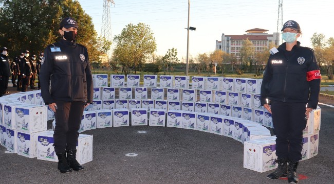 Polis adaylarından anlamlı yardım, Okul harçlıklarını ihtiyaç sahipleri için birleştirdiler