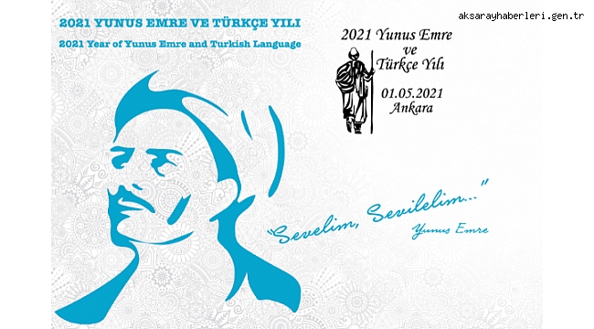  PTT'den "2021 Yunus Emre ve Türkçe Yılı" konulu özelgün zarfı