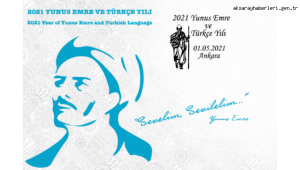  PTT'den "2021 Yunus Emre ve Türkçe Yılı" konulu özelgün zarfı