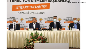 AK Parti Yerel Yönetimler Başkanlığı İstişare Toplantısı Kayseri'de yapıldı