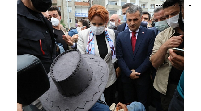 Akşener, Trabzon esnafını ziyaret etti