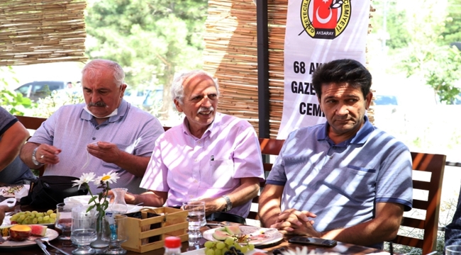 68 AKSARAY GAZETECİLER CEMİYETİ'NDEN HELVADERE'YE ZİYARET 