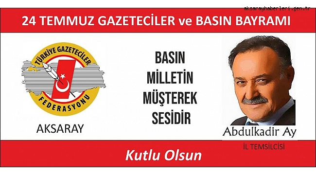 BASIN MİLLETİN MÜŞTEREK SESİDİR