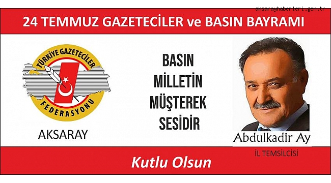 BASIN MİLLETİN MÜŞTEREK SESİDİR 