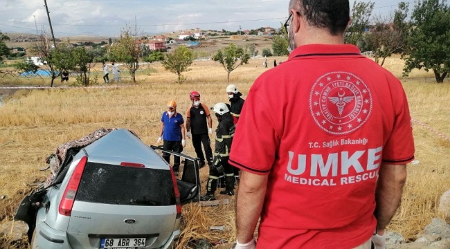 Aksaray'da oto çekici aracı ile otomobil çarpıştı: 2 ölü, 1 yaralı