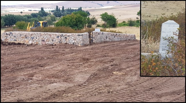 İL ÖZEL İDARESİNDEN HÜSEYİN GAZİ TÜRBESİNE ÇEVRE DÜZENLEMESİ