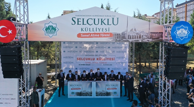 GENEL BAŞKAN VEKİLİ NUMAN KURTULMUŞ VE ADALET BAKANI ABDÜLHAMİT GÜL’ÜN KATILIMI İLE SELÇUKLU KÜLLİYESİ’NİN TEMELİ ATILDI
