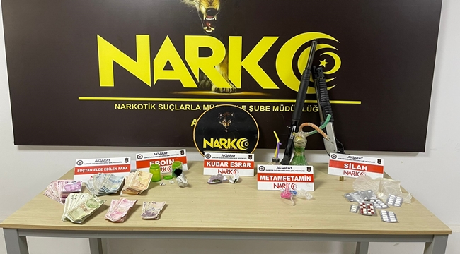 AKSARAY'DA UYUŞTURUCU TİCARETİ YAPAN 5 ŞAHIS TUTUKLANDI