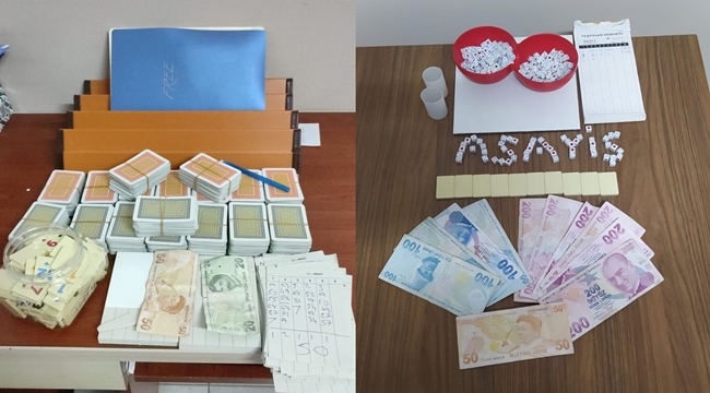 AKSARAY'DA APART OTELE FUHUŞ, 2 İŞ YERİNE DE KUMAR OPERASYONU