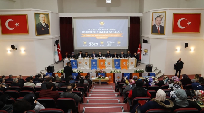 AK PARTİ TEŞKİLAT BAKANI ERKAN KANDEMİR AKSARAY'DA
