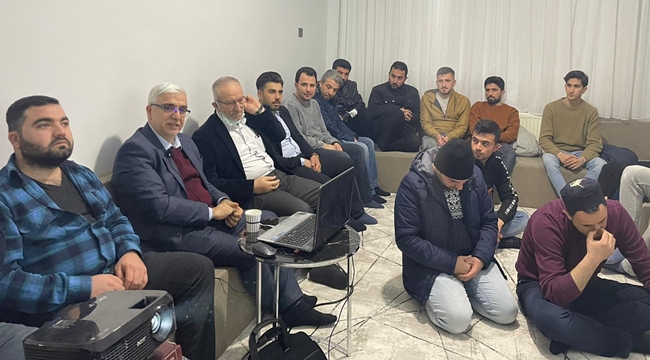 AKSARAY HÜDAYİ GENÇLİK MERKEZİNDE”KURAN IŞIĞINDA BAKMAK GÖRMEK EĞİTİMİ!!!
