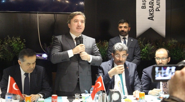 ANKARA’DAKİ AKSARAYLILAR İL PROTOKOLÜYLE İFTARDA BULUŞTU!!!