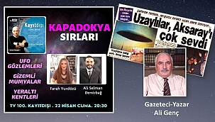 GAZETECİ ALİ GENÇ TV 100'DE AKSARAY VE UFO'LARI ANLATTI!!! 