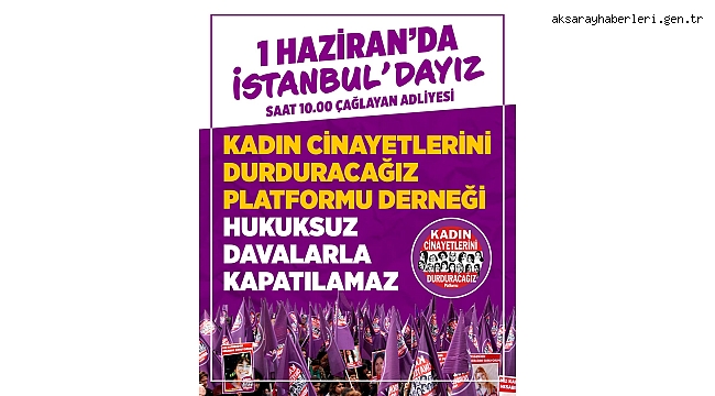 1 HAZİRAN SAAT 10:00'DA ÇAĞLAYAN'DAYIZ