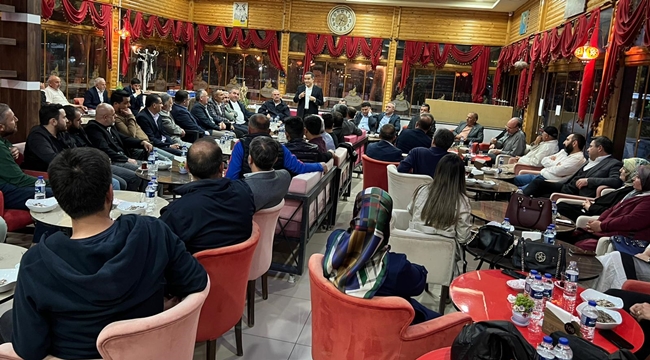 AK PARTİ TEŞKİLATI MİLLETVEKİLİ AYDOĞDU İLE BİR ARAYA GELDİ