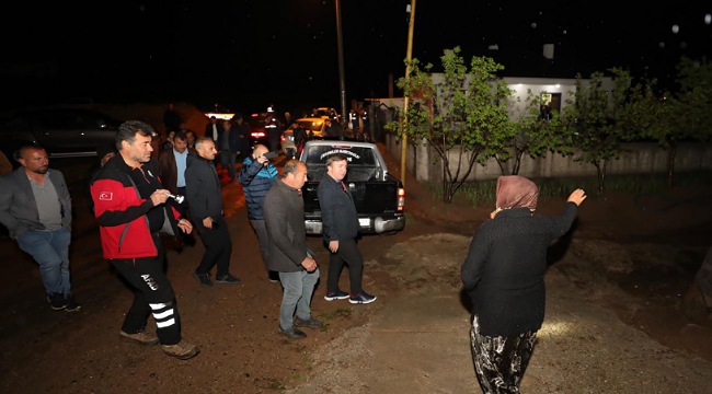 AKSARAY'DA SAĞANAK YAĞIŞ İLÇE VE KÖYLERDE SU BASKINLARINA NEDEN OLDU