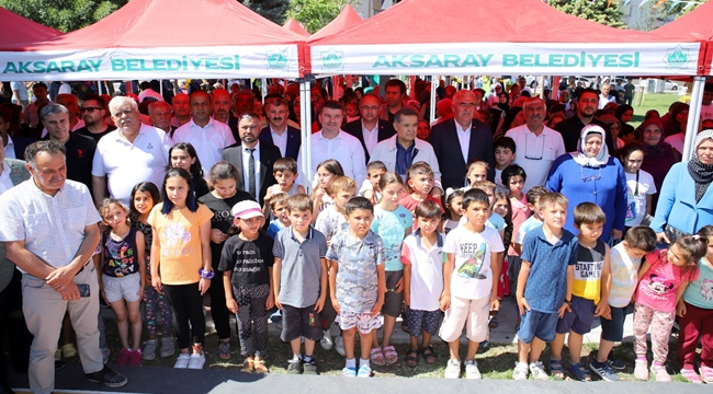 AKSARAY’IN İLK MİLLET BAHÇESİ AÇILDI