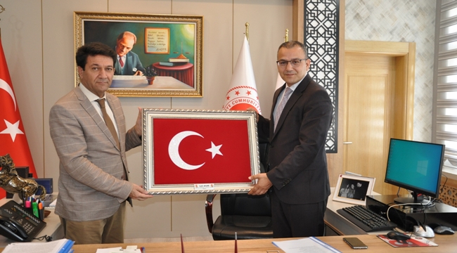 GAZETECİLERDEN BAŞSAVCI AYDEMİR’E ZİYARETİ