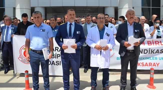 AKSARAY TABİP ODASI'NDAN KONYA'DAKİ DOKTOR CİNAYETİNE TEPKİ 