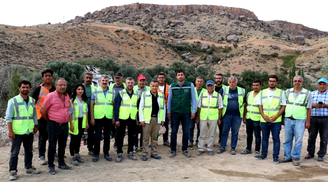 AKSARAY MAMASIN BARAJI SULAMA HATTI YENİLEME ÇALIŞMALARI DEVAM EDİYOR