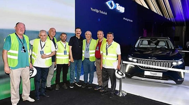 Borsa ve oda başkanlarımız Togg Üretim merkezinde