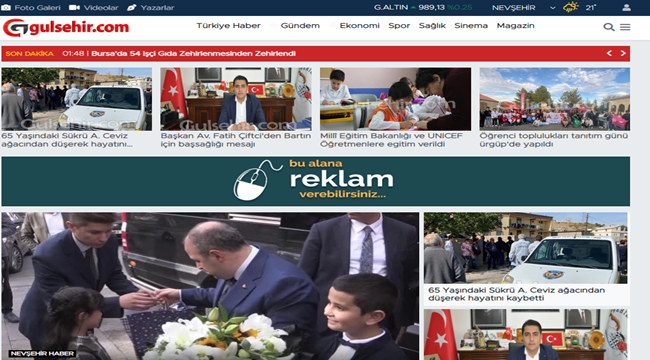Gündemi Sarsan Haberler Gülşehir Haber Sitesinde