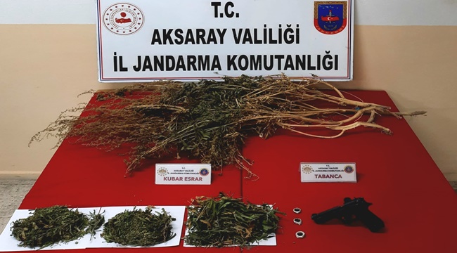 JANDARMADAN GÜLAĞAÇ İLÇESİNDE UYUŞTURUCU OPERASYONU; 1 GÖZALTI