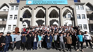 AKSARAY'DA ÖĞRENCİLERİN YARIYIL TATİLİ SEVİNCİ