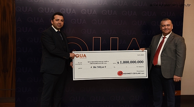 QUA GRANİTE’TEN 1 MİLYAR TL’LİK REKOR SATIŞ