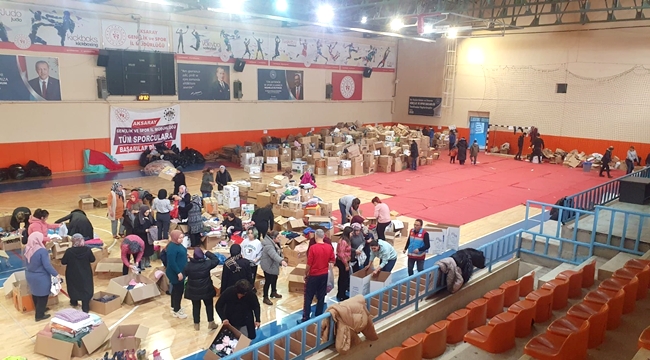 AKSARAYLI GURBETÇİLERDEN DESTEK