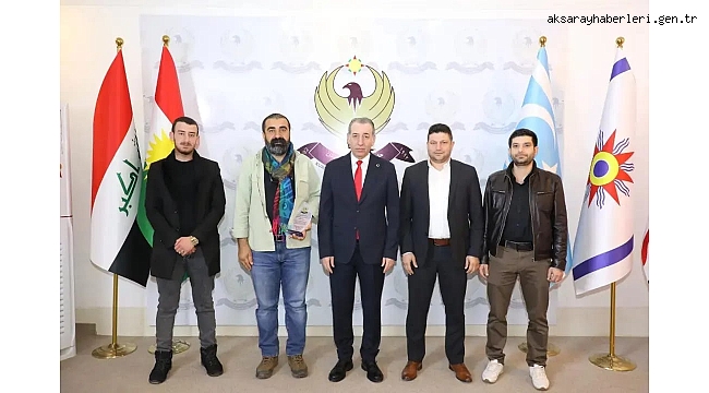KUZEY IRAK’LI TÜRKMEN BAKAN’DAN TİGAD TEMSİLCİSİNE PLAKET!!!