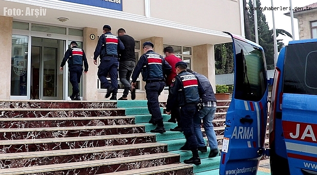 AKSARAY'DA ÇEŞİTLİ SUÇLARDAN ARANAN 547 ŞAHIS JANDARMA TARAFINDAN YAKALANDI