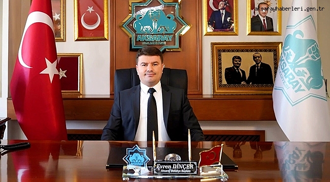 BAŞKAN DİNÇER; ''HER TÜRLÜ AFETİN VE ZORLUĞUN ÜSTESİNDEN GELEREK BİR BAYRAMA DAHA ULAŞTIK''
