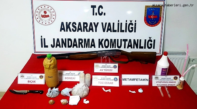 AKSARAY'DA ZEHİR TACİRİ 2 KİŞİ YAKALANDI