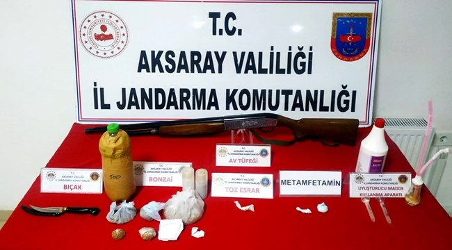 AKSARAY'DA ZEHİR TACİRİ 2 KİŞİ YAKALANDI