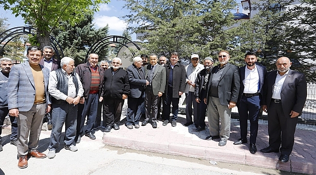 BAŞKAN DİNÇER; ‘’AKSARAY CUMHURBAŞKANIMIZA GÜVENİYOR''