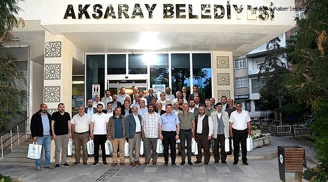 BAŞKAN DİNÇER; ‘’AKSARAY İÇİN EL ELE GÖNÜL GÖNÜLE ÇALIŞIYORUZ’’