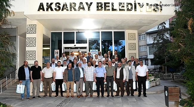 BAŞKAN DİNÇER; ''AKSARAY İÇİN EL ELE GÖNÜL GÖNÜLE ÇALIŞIYORUZ'' 