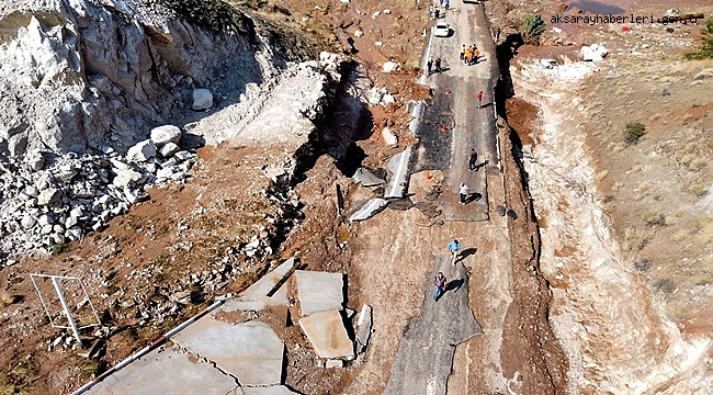AKSARAY'DA AŞIRI YAĞIŞLAR SELE NEDEN OLDU
