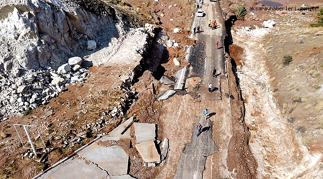 AKSARAY'DA AŞIRI YAĞIŞLAR SELE NEDEN OLDU 