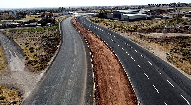 AKSARAY'DA ŞEHRİN TRAFİKTE YENİ CAN DAMARI 50 METRELİK BULVAR TAMAMLANDI