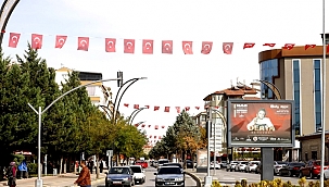 AKSARAY BELEDİYESİ CADDE VE SOKAKLARI TÜRK BAYRAKLARI İLE DONATIYOR 