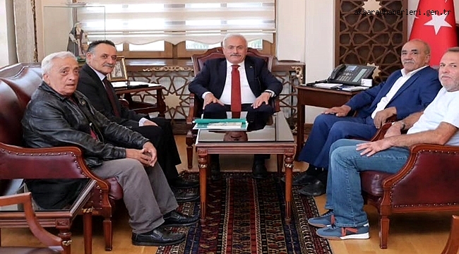 YEŞİL DOĞA DERNEĞİNDEN AKSARAY VALİSİNE ZİYARET