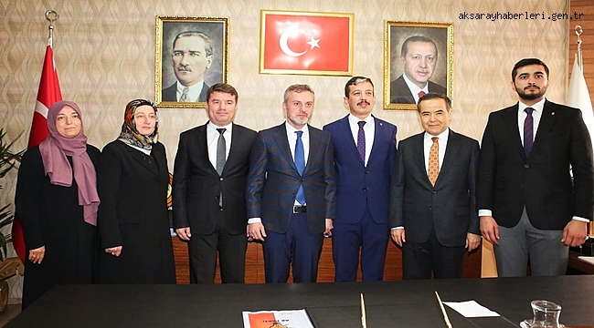 AK PARTİ GENEL BAŞKAN YARDIMCISI ERKAN KANDEMİR AKSARAY’I ZİYARET ETTİ