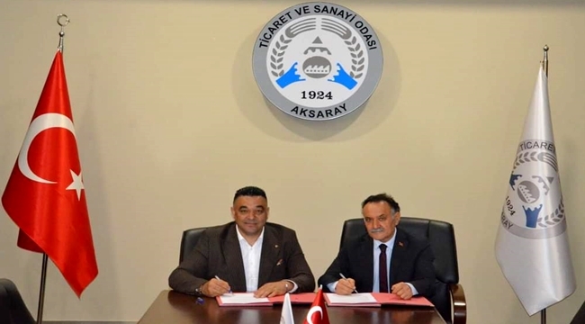 AKSARAY TİCARET ODASI YEŞİL DOĞA İLE ÇEVRE SANAT PROTOKOLÜ İMZALADI