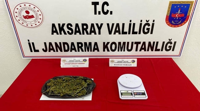 SARIYAHŞİ İLÇESİNDE UYUŞTURUCU OPERASYONU; 2 GÖZALTI