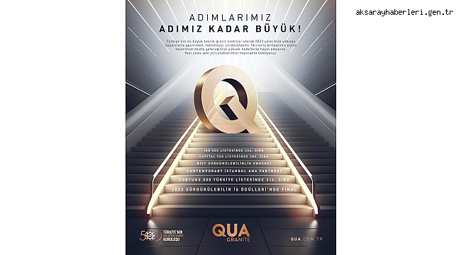 QUA Granite  Yeni Yılı  Başarılarıyla Kutluyor!