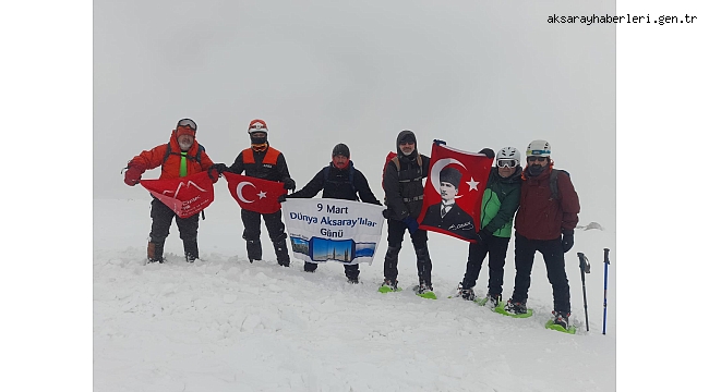 DAĞCILAR AKSARAY TANITIMI İÇİN HASANDAĞINA TIRMANDILAR